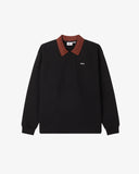 OBEY // PALO FLEECE POLO // BLACK