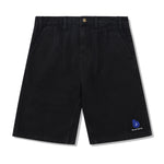 BUTTERGOODS X BLUE NOTE // PLEATED DENIM SHORTS // WASHED BLACK