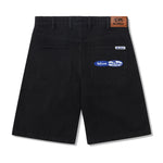 BUTTERGOODS X BLUE NOTE // PLEATED DENIM SHORTS // WASHED BLACK