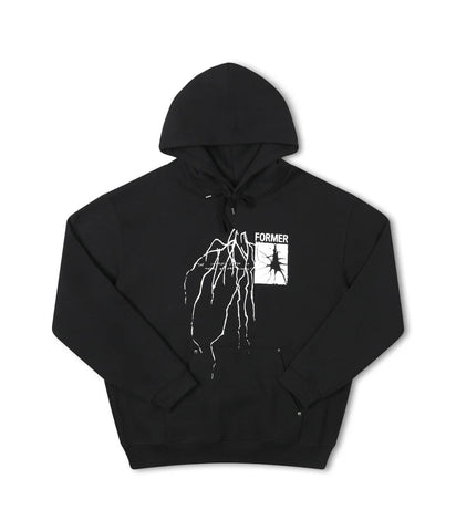 FORMER // HOODIE // SCRAWL // BLACK