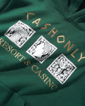 CASH ONLY // HIGH ROLLER HOODIE FOREST // L