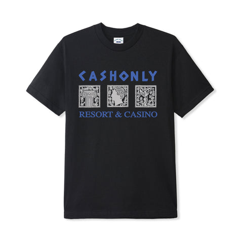 CASH ONLY // HIGH ROLLER TEE BLACK // L