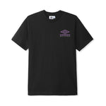 BUTTERGOODS X UMBRO // LINES TEE // BLACK