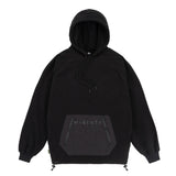 MAGENTA // SAVOIE FLEECE HOODIE // BLACK