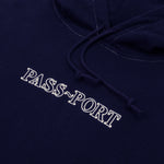 PASS-PORT // OFFICIAL ORGANIC HOODIE // NAVY