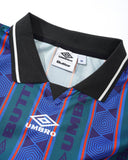 BUTTERGOODS X UMBRO // VERT JERSEY // FOREST COBALT