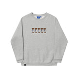 HELAS // FIVE DOGS CREWNECK // HEATHER GREY