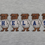 HELAS // FIVE DOGS CREWNECK // HEATHER GREY