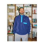 HELAS // GONE FLEECE QUARTER ZIP // PURPLE