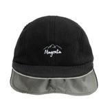 MAGENTA // REVERSIBLE FLAP HAT // NATURAL BLACK